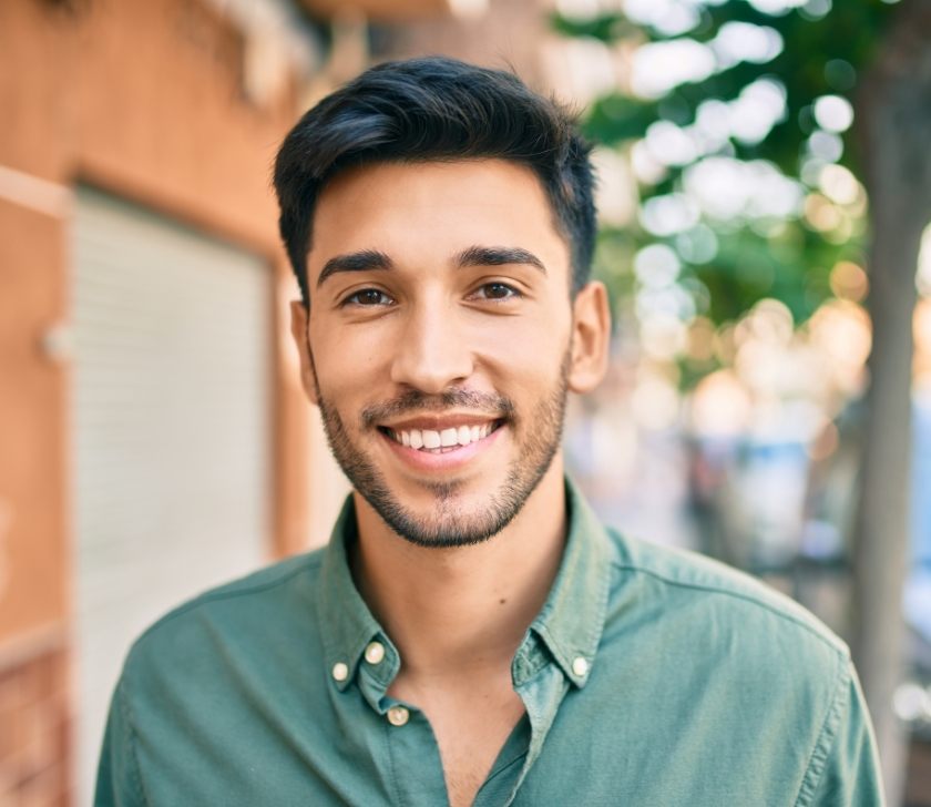 Man sharing healthy smile after restorative dentistry